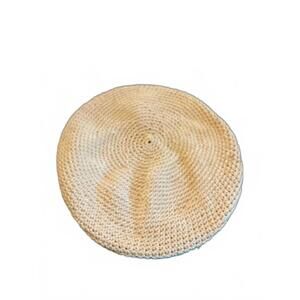 Handcrafted Natural Crochet  Beret Hat One Size